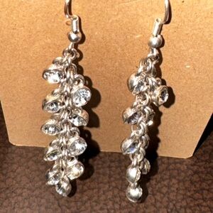 Statement earrings. Diamonds by the inch styling. Fabulous dangle earrings.